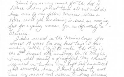 Letter From A Marine Corps Gunnery Sergeant