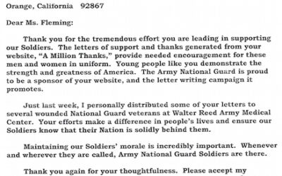 Letter From An Army Lieutenant General