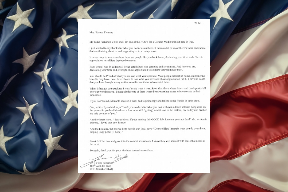 From the Frontlines: Notes from Home That Stay with Them Forever